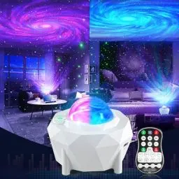 Produktbild: LED Sternenhimmel Projektor, Nachtlicht Galaxy Sternlichtprojektor mit Bluetooth und Fernbedienung, Sternenlicht mit Timer Remote Bluetooth Lautsprecher für Kinder,Erwachsene, Geburtztag Geschenke