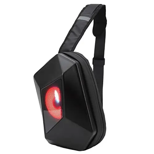 Produktbild: LED-Display-Rucksack mit Programmierbarem Bildschirm, DIY Programmierbarer LED-Reiserucksack, Motorrad-Rucksack für Männer oder Frauen, mit APP-Steuerung
