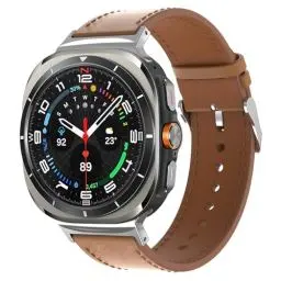 Produktbild: Leder Armband für Samsung Galaxy Watch Ultra 47mm, Echtes Lederarmband Casual Style Ersatzarmband Business Armband für Samsung Galaxy Watch Ultra 47mm