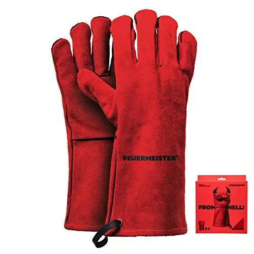 Produktbild: Leder-Grillhandschuhe Gr.8 - (50173613B)