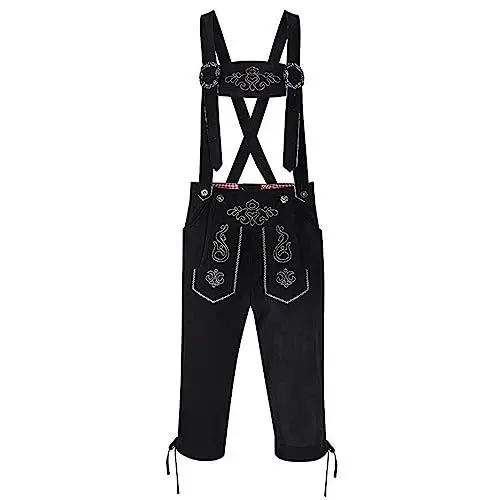 Produktbild: Lederhose Herren lang Set Lange Lederhose Herren Tracht Herren Lederhose schwarz Lederhose Herren kurz 62 Lederhose Herren Tracht schwarz Trachten Lederhose Herren lang schwarz