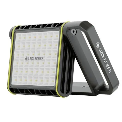 Produktbild: Ledlenser AF8R Work Led Strahler | Akku Baustrahler IP67 | Scheinwerfer mit 4000 Lumen | Arbeitsscheinwerfer mit 5 Helligkeitsstufen und 5-stufig einstellbarer Farbtemperatur | Arbeitsbeleuchtung