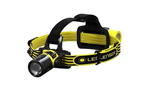 Produktbild: Ledlenser EXH8R LED Stirnlampe, explosionsgeschützt, fokussierbar, wiederaufladbar, mit Akku, 200 Lumen, 130 Meter Leuchtweite, 45 Stunden Laufzeit, inkl. Charging Station, 1 Stk.