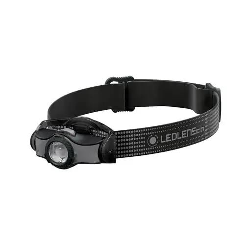 Produktbild: Ledlenser MH3 Outdoor Stirnlampe LED, Schwarz/Grau, 200 Lumen, fokussierbar, Leuchtweite 130m, Leuchtdauer bis 35h, Metallclip, inkl. Batterie, Kopflampe
