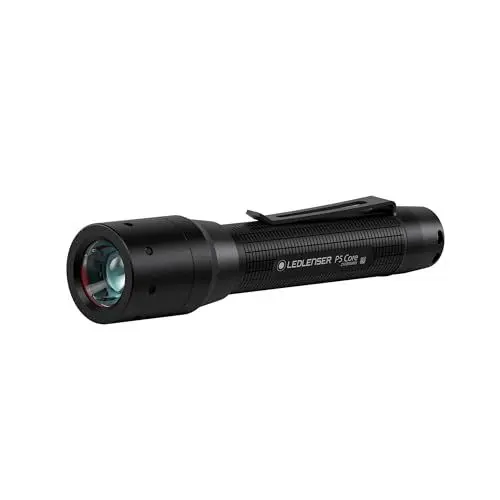 Produktbild: Ledlenser P5 Core kompakte Taschenlampe LED, 150lm, fokussierbar, 1x AA batteriebetrieben (mit AA im Lieferumfang) oder optional mit Akku, 90m Leuchtweite, inkl. Batterien, Flashlight