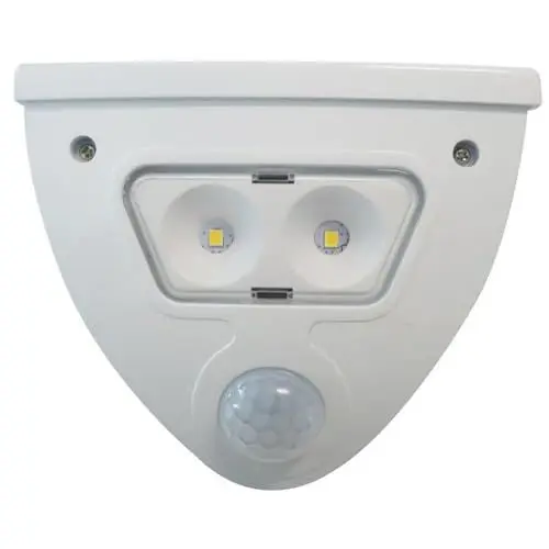 Produktbild: Müller-Licht Navalux 27700033 LED-Nachtlicht mit Bewegungsmelder Dreieck LED Neutralweiß Weiß