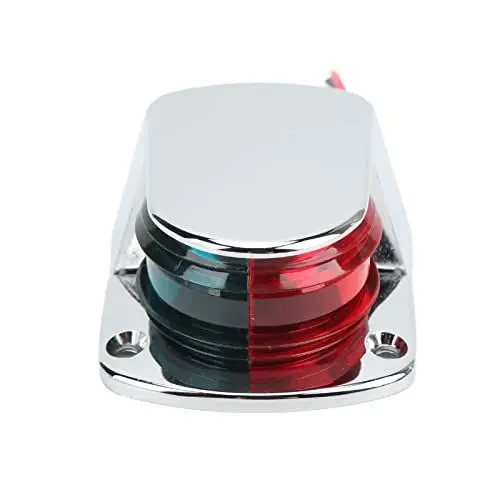 Produktbild: Bnineteenteam LED-Navigationslicht, Navigationslicht für Boote, LED-Buglicht, Rote Grüne Linse, IP67, Wasserdicht, 1 Meile Sichtbarkeit für Yacht, Segelboot, Motorboot