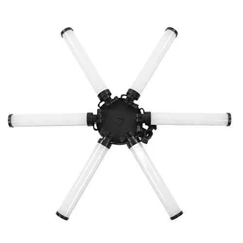 Produktbild: LED-Ringlicht, 26-Zoll-LED-Stern-Ringlicht, 420 LED-Perlen, 54 W, Abnehmbare Lichtleiste, LED-Ringlicht, Fülllicht für Videos, Live-Unterricht, LED-Fülllicht
