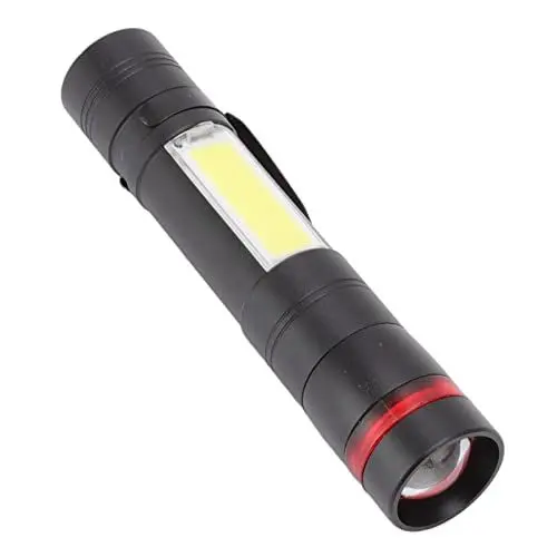 Produktbild: LED-Taschenlampe, LED-Taschenlampe, Multifunktions-Highlight, Teleskop-Zoom, Wiederaufladbar, Wasserdicht, Mini-Taschenlampe, Aluminiumlegierung mit , Taschenlampe