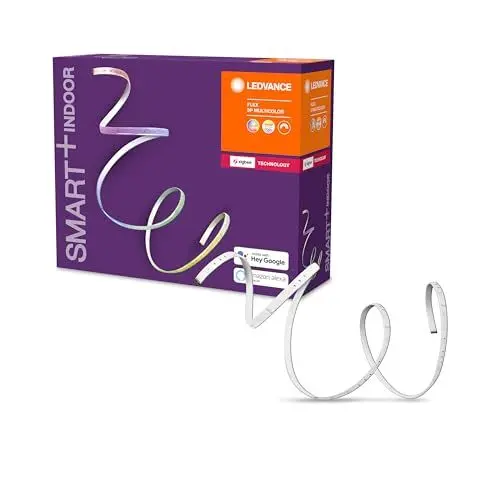 Produktbild: LEDVANCE Flexible LED-Leuchtbänder für Innenraum mit Zigbee-Technologie, RGB-Farbsteuerung, Stecker Typ G (UK), 11W, 700 lumen, Dim, Lebensdauer: bis zu 20.000 h, IP20, Single-pack