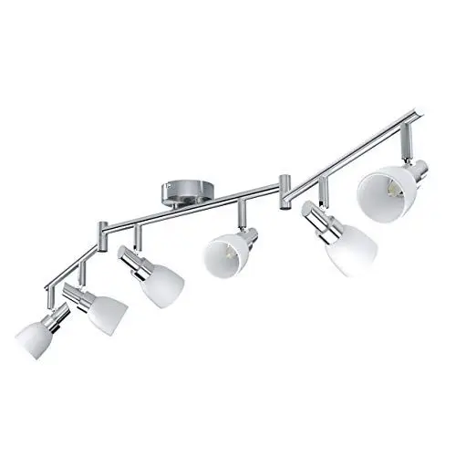 Produktbild: LEDVANCE LED Spotlight, 6-flammiger hochwertiger Spotstrahler aus Aluminium, geeignet für Wand und Decke Innen, austauschbare 2W G9-Leuchtmittel enthalten, Warmweiß (2700K), LED SPOT G9 6x2W