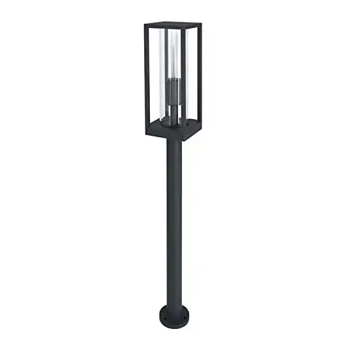 Produktbild: LEDVANCE LED Stehleuchte und Wegeleuchte für 1x E27 Leuchtmittel, Design Leuchte mit Rahmendesign für Aussen für dirkete Beleuchtung, 80cm Höhe, aus hochwertigem Aluminium, ENDURA FRAME 80CM Post E27