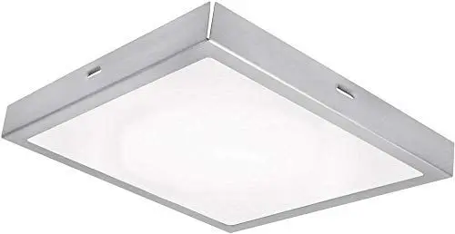 Produktbild: LEDVANCE LED Wand- und Deckenleuchte, Leuchte für Innenanwendungen, Warmweiß, 220,0 mm x 220,0 mm x 55,0 mm, Lunive Vela