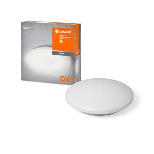 Produktbild: LEDVANCE ORBIS LED Deckenleuchte, LED Wandleuchte warm weiß mit 14 W, 1100 Lumen und 30cm Durchmesser. Oribis PURE, Warmweiß
