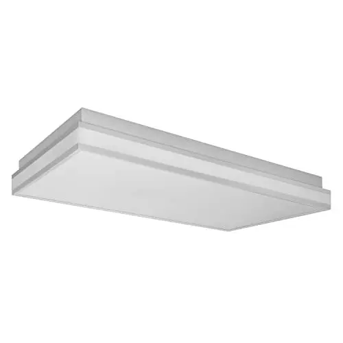 Produktbild: LEDVANCE ORBIS MAGNET SMART+ Wi-Fi 60x30cm, dimmbare LED Deckenleuchte für den Innenbereich, 42W, Farbtemperatur 3000 - 6500K, 4200 Lumen, Design-Lampe mit innovativem Magnetrahmen, grau