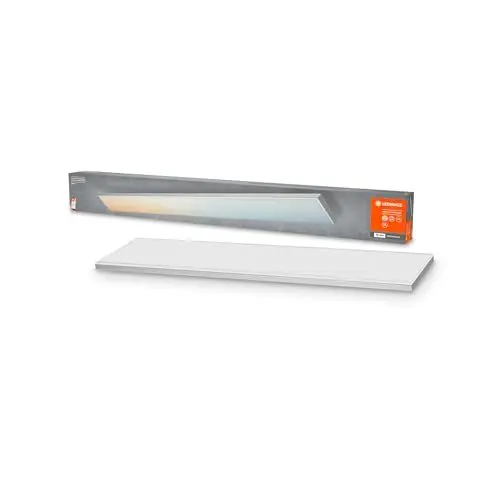 Produktbild: LEDVANCE Smart+ LED Deckenleuchte, Panel für Innen mit WiFi Technologie, Lichtfarbe änderbar (3000K-6500K), 120x10cm, Kompatibel mit Google und Alexa Voice Control, Frameless