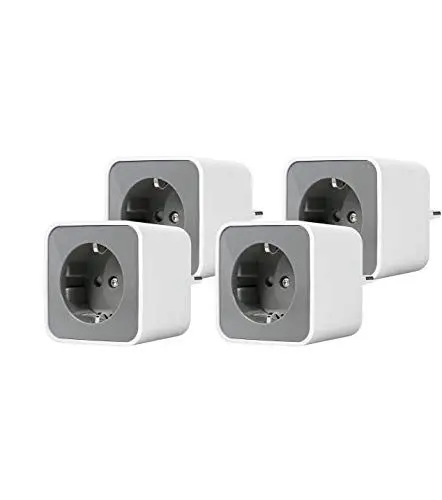 Produktbild: LEDVANCE Smart+ Plug, Zigbee Schaltbare Steckdose, für die Lichtsteuerung in Ihrem Smart Home, direkt kompatibel mit Echo Plus und Echo Show (2. Gen.), kompatibel mit Philips HUE Bridge, Multipack