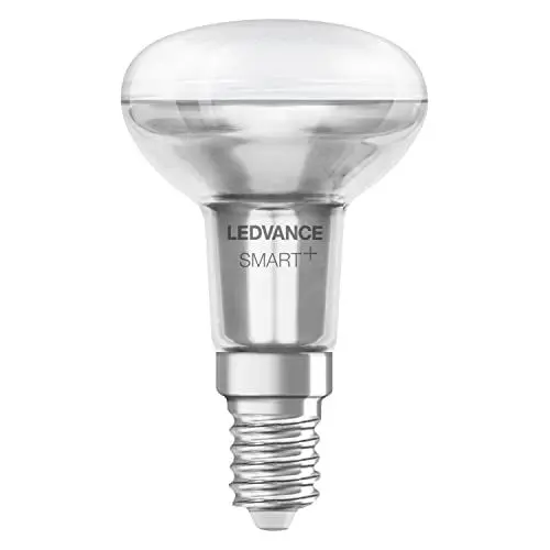 Produktbild: LEDVANCE Smarte LED-Lampe mit Bluetooth Mesh, R50 Spotlampe für E14 Sockel aus Glas mit 3W, ersetzt herkömmliche 40W-Reflektorlampen, steuerbar mit Alexa & Google Assistant, 1er-Pack