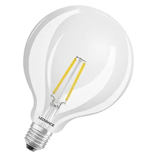 Produktbild: LEDVANCE Smarte LED-Lampe mit WiFi Technologie, Sockel E27, Dimmbar, Warmweiß (2400 K), ersetzt Glühlampen mit 60 W, SMART+ WiFi Globe Edison Dimmable, 1er-Pack
