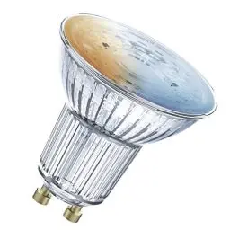 Produktbild: LEDVANCE Smarte LED-Reflektorlampe mit Bluetooth Mesh Technologie, Sockel GU10, Warmweiß (2700K), Dimmbar, ersetzt Glühlampen mit 40W, steuerbar mit Alexa und Google