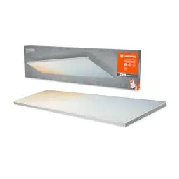 Produktbild: LEDVANCE Smarte LED Deckenleuchte, Panel mit WiFi Technologie, Lichtfarbe änderbar (3000K-6500K), 120x30cm, Kompatibel mit Google und Alexa Voice Control, SMART+ WIFI PLANON FRAMELESS