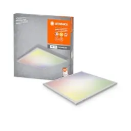 Produktbild: LEDVANCE Smarte LED Panel Leuchte mit WiFi Technologie für Innen, Lichtfarbe änderbar (3000-6500K), RGB Farben änderbar, 600mm x 600mm, Kompatibel mit Google und Alexa, SMART+ PLANON PLUS MULTICOLOR
