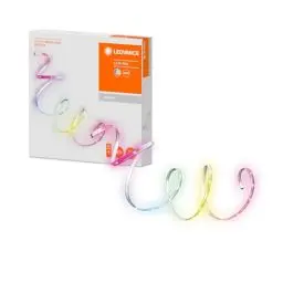 Produktbild: LEDVANCE TV LED Strips 1m mit USB Anschluss, RGB inklusive Fernbedienung, Hintergrundbeleuchtung Fernseher, Beleuchtung für Bilder, Lichtband selbstklebend, TV Surround FLEX St Rgbw-farben Änderbar