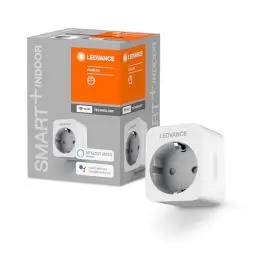 Produktbild: LEDVANCE wlan Steckdose, Wifi Stromzähler für Steckdose für das SMART Home. Kompatibel und Steuerbar mit google, Alexa oder per App, 2,4GHz, 1er-Pack, Indoor Plug