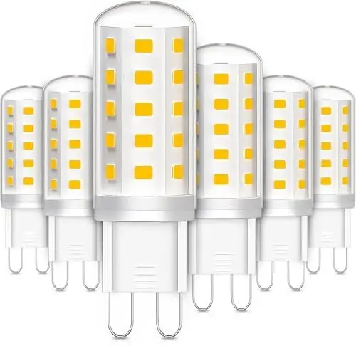 Produktbild: LEDYA G9 LED Lampe Warmweiß 2700K 380LM, LED Leuchtmittel 3W Entspricht 30W-40W Halogen Leuchtmittel, Enegiesparende Glühbirne G9, Nicht Dimmbar Kein Flackern, 6er Set