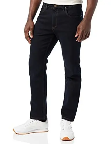 Produktbild: Lee Brooklyn Straight Herren Jeans, Blue Black, 46W / 32L