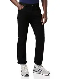 Produktbild: Lee Brooklyn Straight Herren Jeans, Clean Black, 32W / 34L