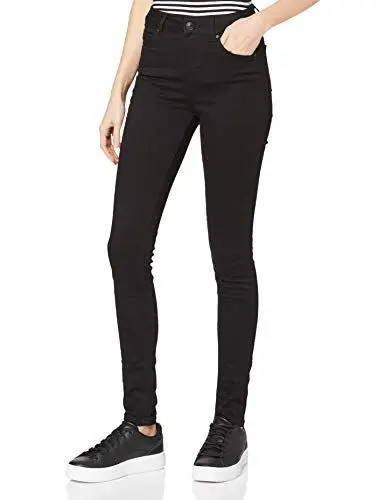 Produktbild: Lee Cooper Damen Pearl Skinny Fit Jeans, Schwarz, 27W / 30L
