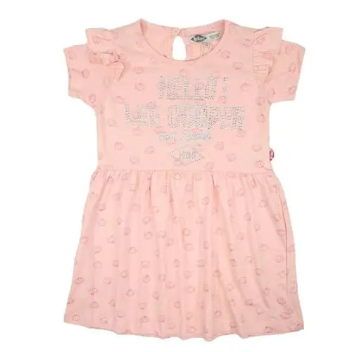 Produktbild: Lee Cooper Girl's Kleid Mädchen Casual Dress, Rose, 4 Jahre