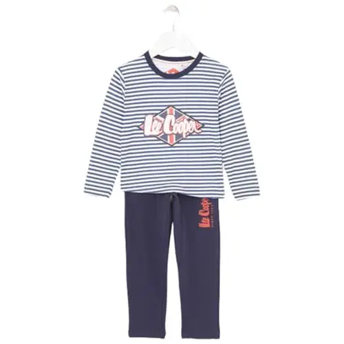 Produktbild: Lee Cooper Herren Pijama algodón niño Pyjama-Set, Marine,