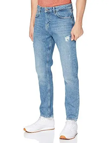 Produktbild: Lee Cooper Herren Tom Tapered Fit Jeans, Light Blue, W30/L34