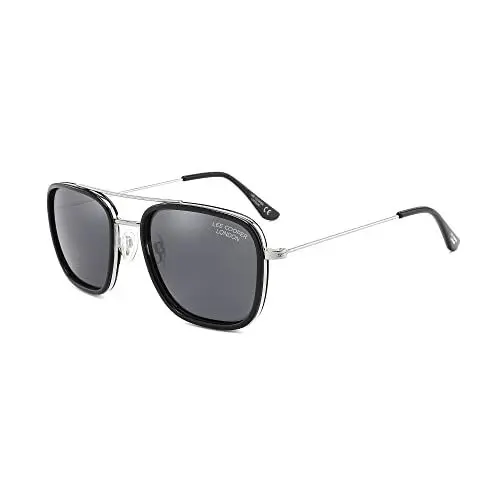 Produktbild: Lee Cooper Men & Women Square Polarised Sunglasses Gray Lens (LC1022C01)
