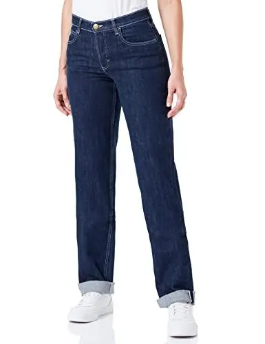 Produktbild: Lee Damen Jane Cuffed Jeans, Retro Rinse, 32W / 31L EU