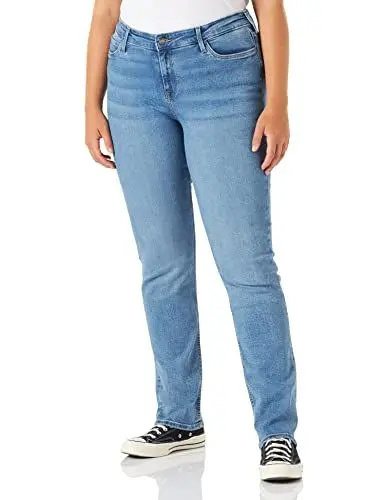 Produktbild: Lee Damen Marion Straight Jeans, Partly Cloudy, 28W / 31L EU