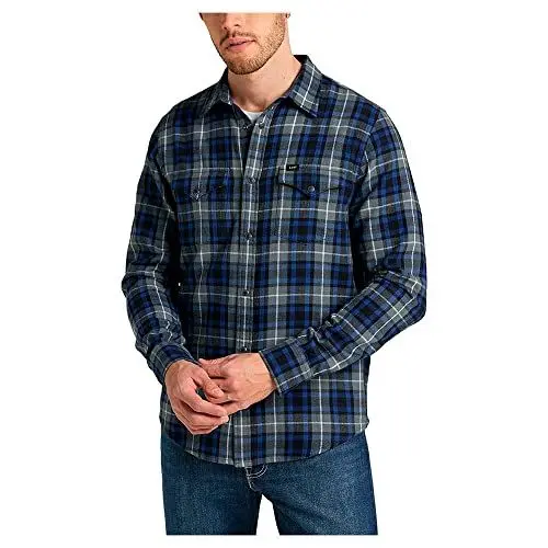 Produktbild: Lee Herren Clean Regular Western Shirt, Anthem Blue, S EU