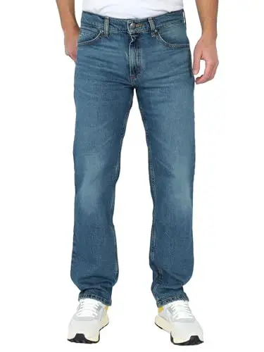 Produktbild: Lee Herren Jeans Legendary Regular, Straight Fit, Straight Leg, BLAU, 34W / 32L