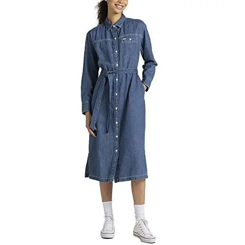 Produktbild: Lee Women Essential Dress, Dipped Blue, Large