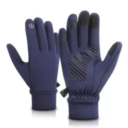 Produktbild: Leeboom Handschuhe Kinder Warme Fahrradhandschuhe Kinder Fleece Handschuhe Kinder Wasserdicht Reithandschuhe Kinder mit Winddicht Anti-Rutsch für Jungen Mädchen