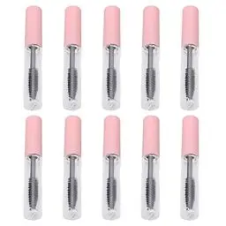 Produktbild: Leere Mascara-Röhre, klar 10 Stück 5 ml Gewinde-Schraubdeckel-Wimperntusche-Flasche Flasche Verhindert Auslaufen für Wimpernwachstum Öl für die Reise