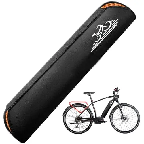 Produktbild: Leerweii E-bike Akku Schutzhülle, 28-35cm Umfang EBike Akku Abdeckung für Lebensdauer Akku Verlängern, Netzfutter für Atmungsaktivität, EBike Akkuschutz Zubehör Fahrrad Schutzhülle (3mm)