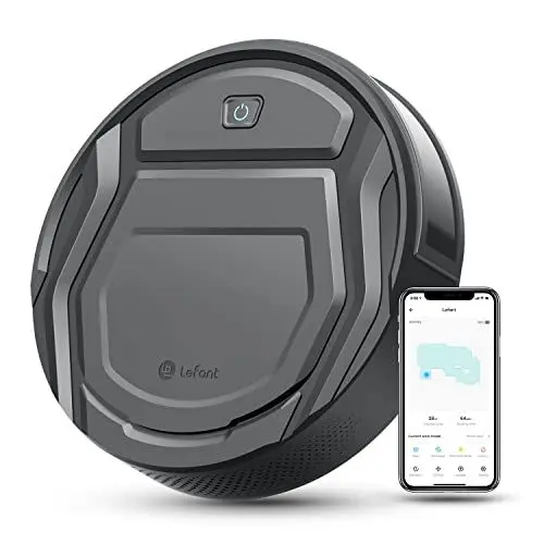 Produktbild: LEFANT 210PG Saugroboter mit 2200 Pa,WLAN Roboterstaubsauger Kompatibel mit Alexa und APP-Steuerung,120 Min Laufzeit, Staubsauger Roboter optimiert für Teppich Tierhaare Hartböden mit Ladestation