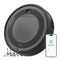 Produktbild: LEFANT M310B Saugroboter, 4500Pa Staubsauger Roboter mit Präzise Entfernungsnavigation, 150Mins, HEPA-Filter, WLAN Roboterstaubsauger, Ideal für Tierhaare, Teppiche, Hartböden