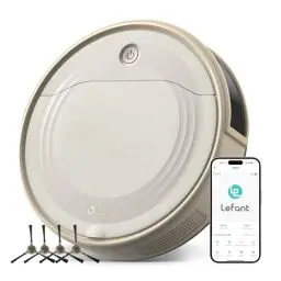 Produktbild: LEFANT M310C Saugroboter, 4500Pa Staubsauger Roboter mit Präzise Entfernungsnavigation, 150Mins, HEPA-Filter, WLAN Roboterstaubsauger, Ideal für Tierhaare, Teppiche, Hartböden