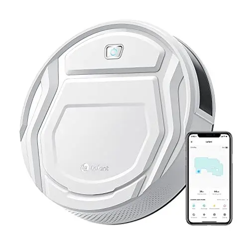 Produktbild: LEFANT Saugroboter, Superschlank Staubsauger Roboter mit Starke Saugleistung, WLAN Roboterstaubsauger Kompatibel mit Alexa und APP-Steuerung, Selbstaufladung und Leise für Tierhaare, Teppich-M210