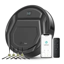 Produktbild: LEFANT Saugroboter mit Fernbedienung, 2200Pa Starke Saugkraft, M210P Staubsauger Roboter für Tierhaare, Roboterstaubsauger mit Ladestation, Kompatibel mit Alexa und APP Steuerung, 120 Min Laufzeit
