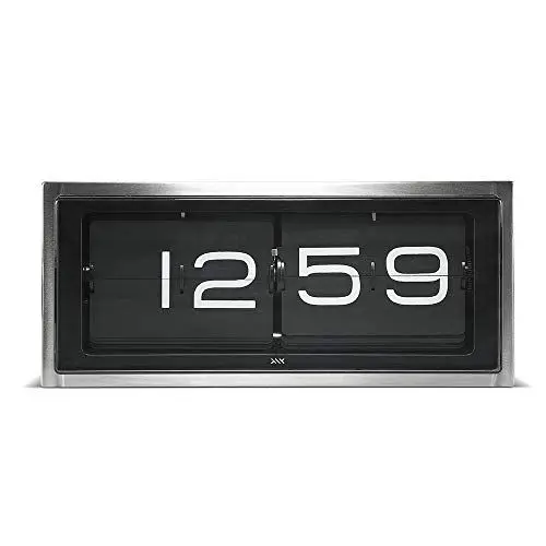 Produktbild: LEFF Amsterdam Tischuhr Brick Wall/Desk schwarz/grau
